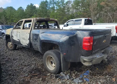 2015 Chevrolet Silverado K3500 Ltz из США, поврежденный, VIN 1GC4K0E84FF566324